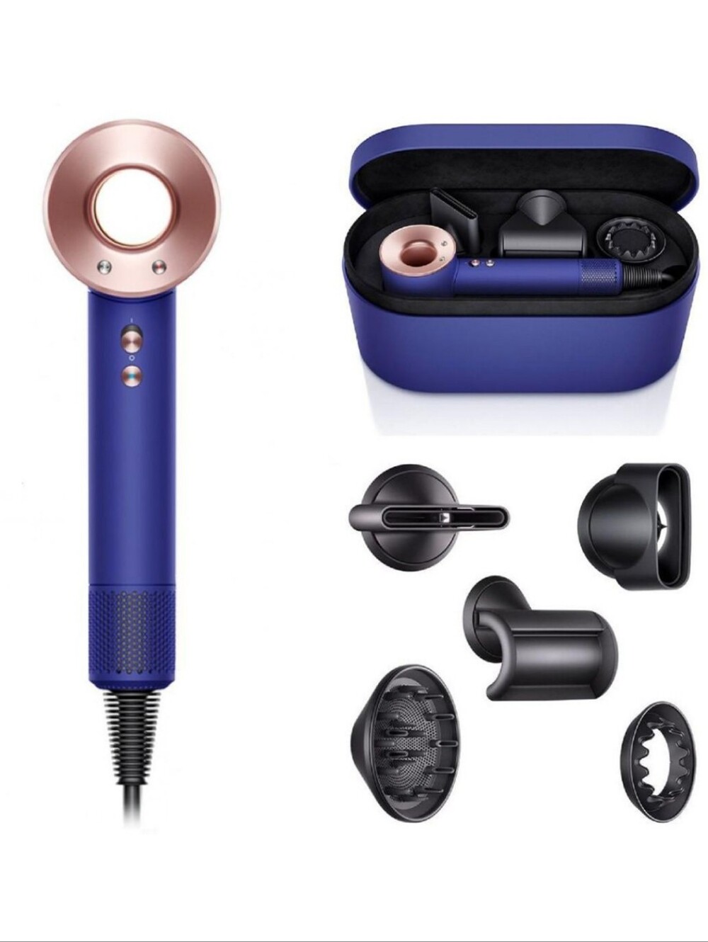 Dyson Supersonic Vinca Blue/Rosé LE Hair Dryer Set ✨